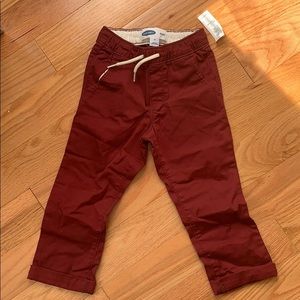 Toddler boys red old navy slacks - Size 3T. NWT